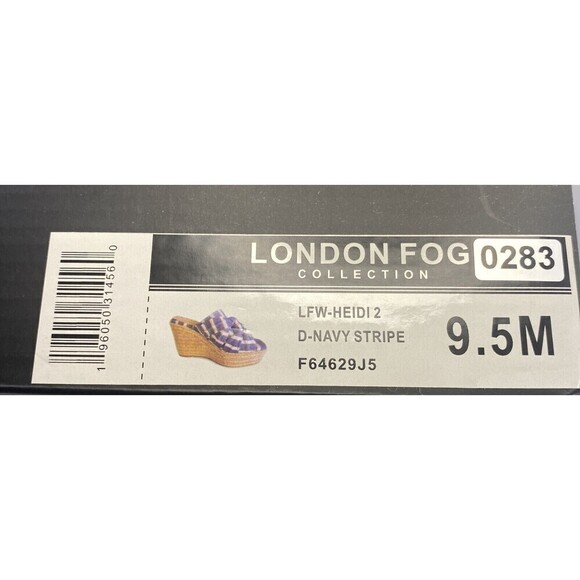 LONDON FOG Women's Heidi Espadrille Platform Wedge Sandals  Size 9.5M - Picture 6 of 6